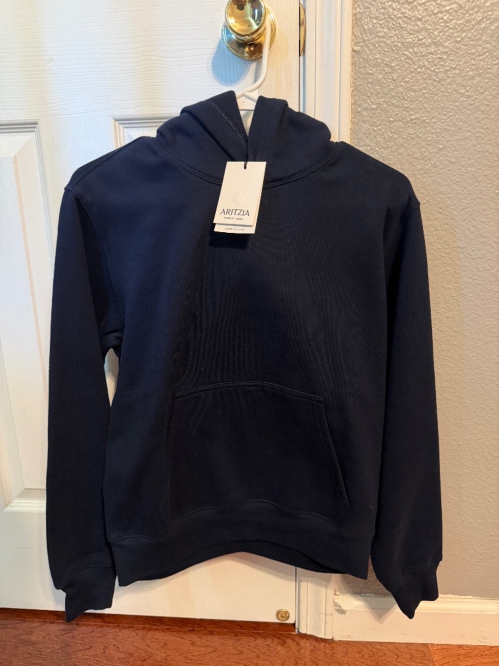 aritiza navy blue hoddie